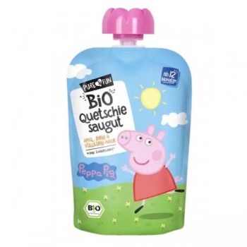 Hejo! | Przecier jabłko-gruszka z owsem BIO 100g Świnka Peppa