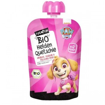 Hejo! | Przecier truskawka-malina z owsem BIO 100g Psi Patrol- Skye
