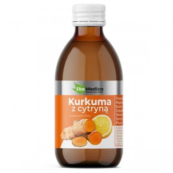EkaMedica | Sok kurkuma z cytryną naturalny suplement diety 250ml