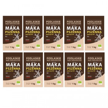 BioLife | 10x Mąka pszenna jasna BIO 1kg