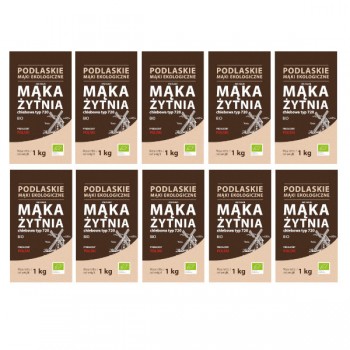 BioLife | 10x Mąka żytnia chlebowa BIO typ 720 1kg