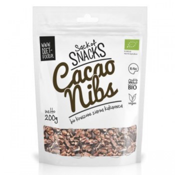 Diet Food | Kruszone ziarno kakaowca BIO 200g