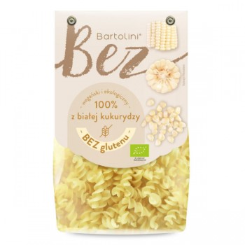 Bartolini | Makaron z białej kukurydzy świderek fusilli bezglutenowy BIO 250g