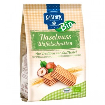 Kastner | Wafelki z kremem z orzechów laskowych BIO 175g