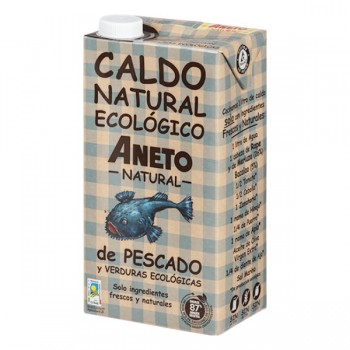 Aneto Natural | Bulion rybny z BIO warzywami w płynie bezglutenowy 1l