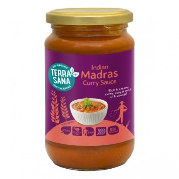 Terrasana | Sos curry indian madras bezglutenowy BIO 350g