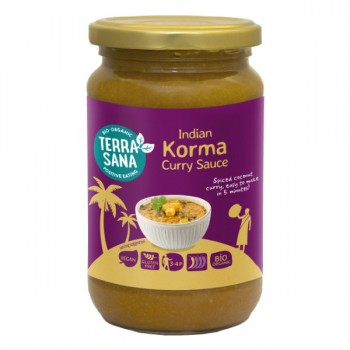 Terrasana | Sos curry indian korma bezglutenowy BIO 350g