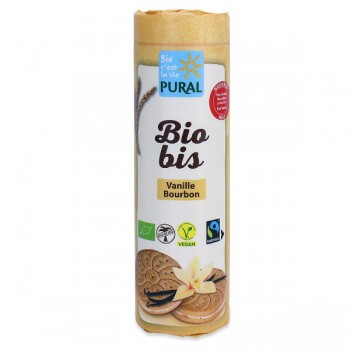 Pural | Ciastka markizy z kremem waniliowym wegańskie fair trade BIO 320g