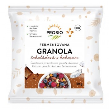 ProBio | Granola czekoladowa z kokosem fermentowana BIO 50g