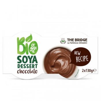 The Bridge | Deser sojowy o smaku czekoladowym bezglutenowy BIO (2x130g) 260g