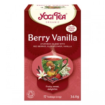 Yogi Tea | Herbatka owoce jagodowe - wanilia (berry vanilla) BIO (17x2g) 34g