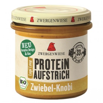Zwergenwiese | Pasta proteinowa z cebulą i czosnkiem bezglutenowa BIO 135g