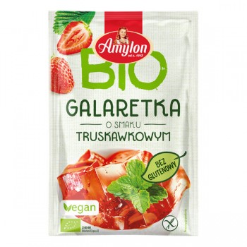 Amylon | Bezglutenowa galaretka truskawkowa BIO 40g