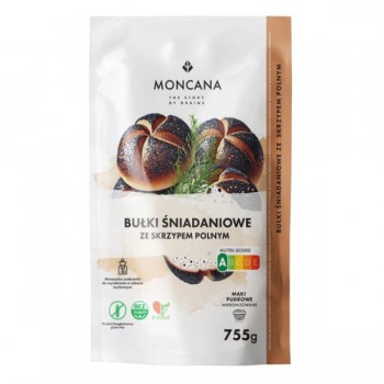 Moncana | Mieszanka na Bułki Bezglutenowe Śniadaniowe ze Skrzypem Polnym 755g