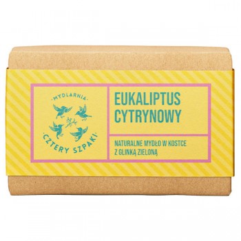 4Szpaki | Eukaliptus Cytrynowy naturalne mydło w kostce 110g