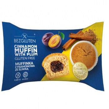 Bezgluten | Muffinka cynamonowa ze śliwką bezglutenowa 60g