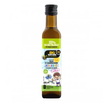 Big Nature | Olej dla dzieci z czarnuszki tłoczony na zimno 250ml