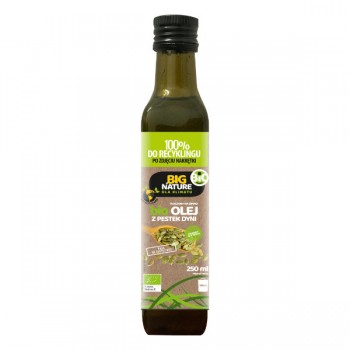 Big Nature | Olej z pestek dyni tłoczony na zimno Bio 250ml