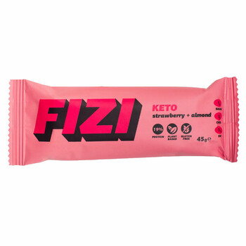 Fizi | Baton keto proteinowy strawberry almond 45g