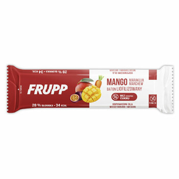 Celiko | Baton FRUPP liofilizowany mango-marchew bezglutenowy 10g