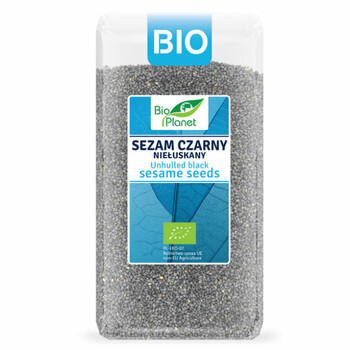 Bio Planet | Sezam czarny niełuskany BIO 400g