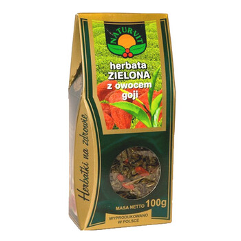 Natura Wita | Herbata zielona z owocem goji 100g