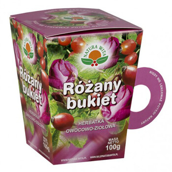 Natura Wita | Herbata owocowo ziołowa Różany Bukiet 100g