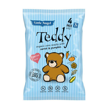 McLLoyd's | Bezglutenowe chrupki kukurydziane Mini Teddy BIO 4x15g