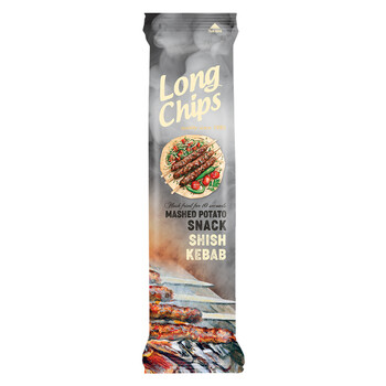 Long Chips | Chipsy ziemniaczane o smaku shish kebab 75g