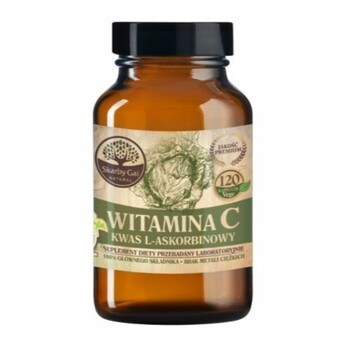 Skarby Gai | Witamina C z kapusty kwas L-askorbinowy w kapsułkach 120g