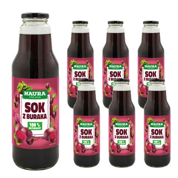 Naura | 6x Sok z buraka 750ml