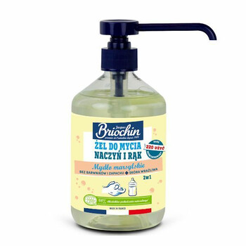 Briochin | Żel do mycia naczyń i rąk na bazie mydła marsylskiego ECO 500ml