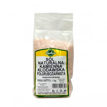 Smakosz | Sól Kamienna Kłodawska różowa pół-gruboziarnista 1kg