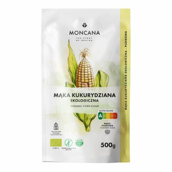 Moncana | Pudrowa mąka kukurydziana bezglutenowa BIO 500g