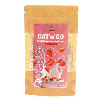 Pięć Przemian | Owsianka truskawkowa bezglutenowa OAT'n'GO 85g