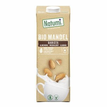 Natumi | Napój migdałowy barista nie zawiera cukrów BIO 1l