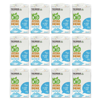 The Bridge | 12x Napój owsiany naturalny bez dodatku cukrów BIO 500ml