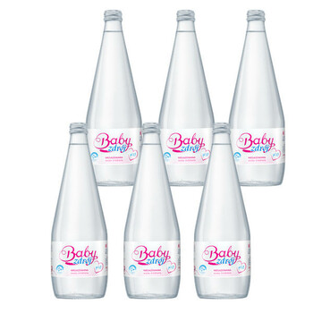 Baby Zdrój | 6x Woda źródlana Baby Zdrój niegazowana 700ml (szklana butelka)