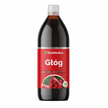 EkaMedica | Sok z głogu 100% bez cukru 500ml