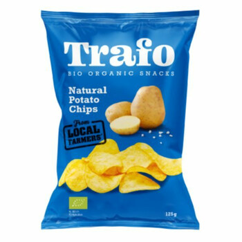 Trafo | Chipsy ziemniaczane naturalne solone BIO 125g
