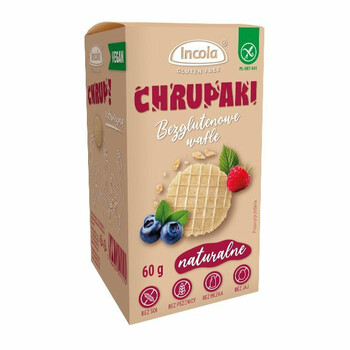Incola | Bezglutenowe wafle naturalne  60g