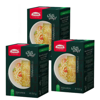 Incola | 3x Makaron Tonarelli bezglutenowy 250g