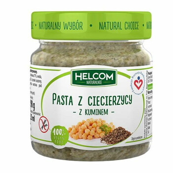 Helcom | Pasta z ciecierzycy z kuminem bezglutenowa 190g