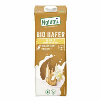 Natumi | Napój owsiano - waniliowy bez dodatku cukrów BIO 1L