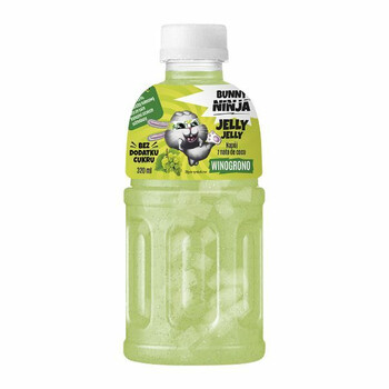 Bunny Ninja | Napój z sokiem z winogron NFC z galaretką kokosowa 320ml