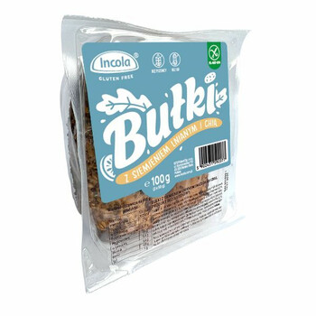 Incola | Bułka z siemieniem lnianym i chią 2x50g