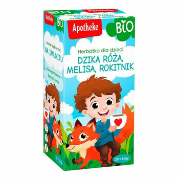 Apotheke | Herbatka dla dzieci - dzika róża i rokitnik BIO 20 x 1,5g