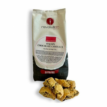 Revolution | CHOCOLATE CANTUCCI ciasteczka o smaku czekoladowym bezglutenowe 150g