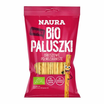 Naura | Paluszki orkiszowe pełnoziarniste BIO 45g