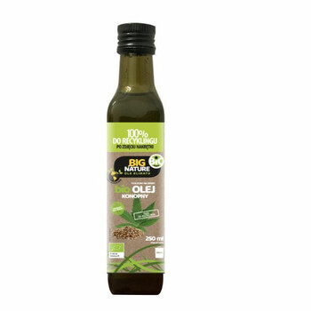 Big Nature | Olej konopny BIO tłoczony na zimno 250ml
